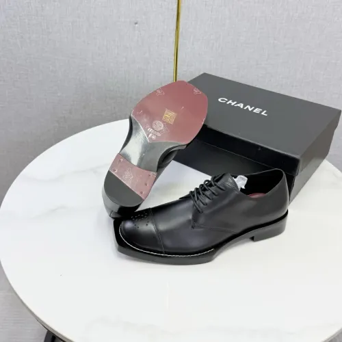 Replica Chanel Leather Shoes For Women #1461669 $118.00 USD for Wholesale