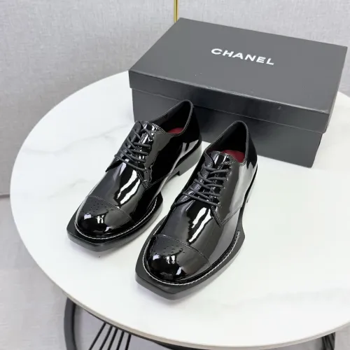 Replica Chanel Leather Shoes For Women #1461670 $118.00 USD for Wholesale