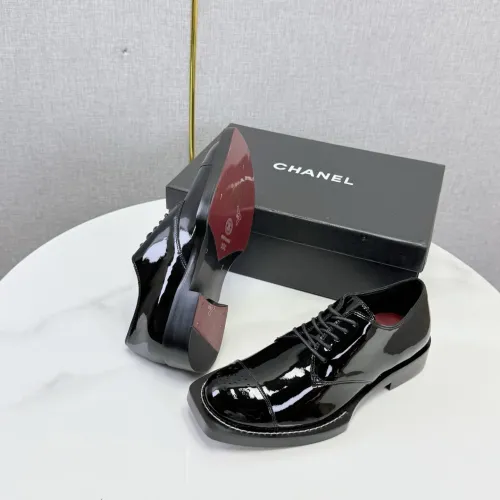 Replica Chanel Leather Shoes For Women #1461670 $118.00 USD for Wholesale