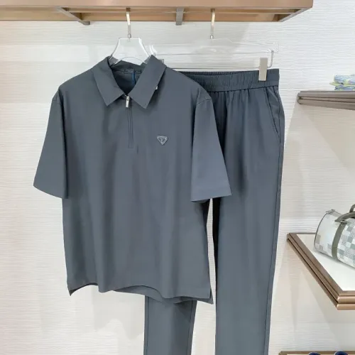 Prada Tracksuits Short Sleeved For Men #1461695