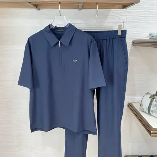 Prada Tracksuits Short Sleeved For Men #1461697