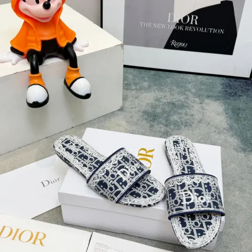 Replica Christian Dior Slippers For Women #1461703 $80.00 USD for Wholesale