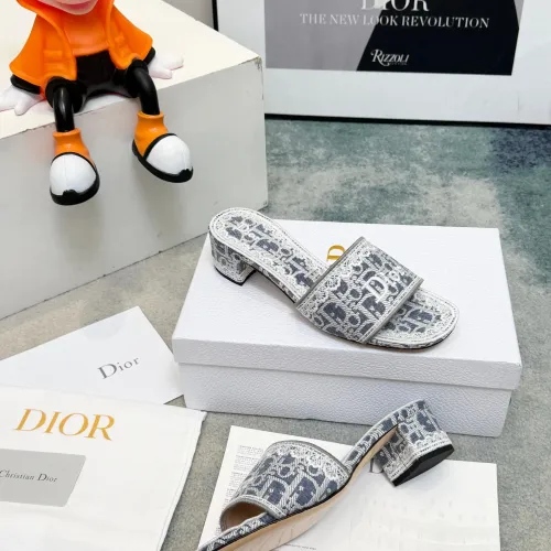Replica Christian Dior Slippers For Women #1461722 $85.00 USD for Wholesale