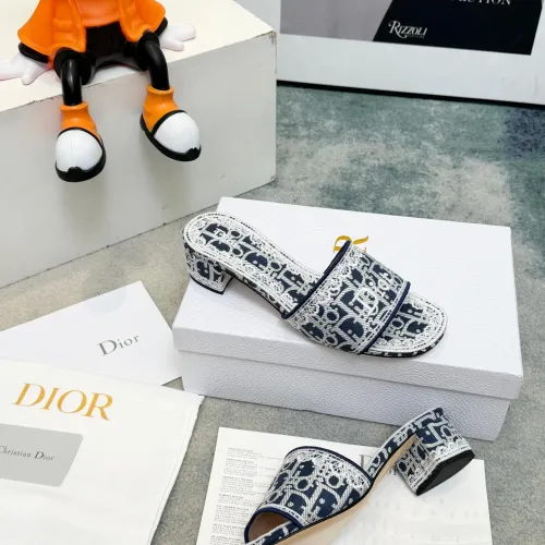 Replica Christian Dior Slippers For Women #1461723 $85.00 USD for Wholesale