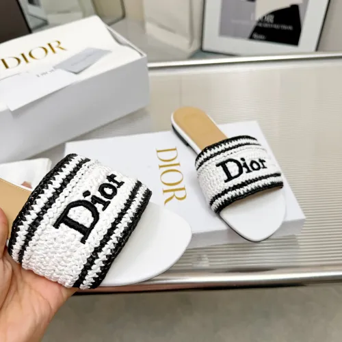 Replica Christian Dior Slippers For Women #1461730 $92.00 USD for Wholesale