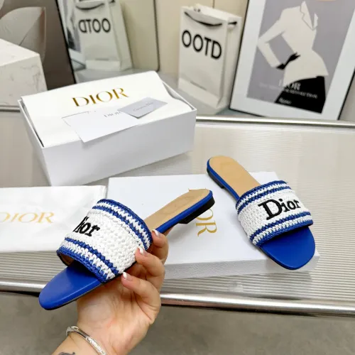 Replica Christian Dior Slippers For Women #1461732 $92.00 USD for Wholesale