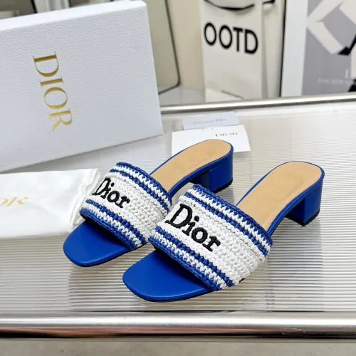 Replica Christian Dior Slippers For Women #1461737 $92.00 USD for Wholesale