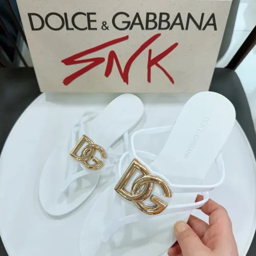 Replica Dolce & Gabbana D&G Slippers For Women #1461738 $56.00 USD for Wholesale