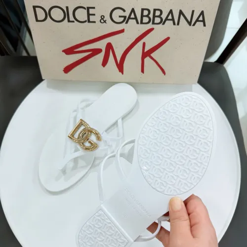 Replica Dolce & Gabbana D&G Slippers For Women #1461738 $56.00 USD for Wholesale
