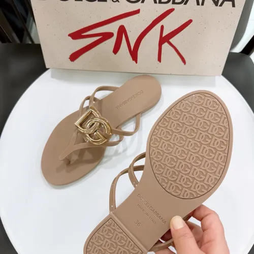 Replica Dolce & Gabbana D&G Slippers For Women #1461739 $56.00 USD for Wholesale
