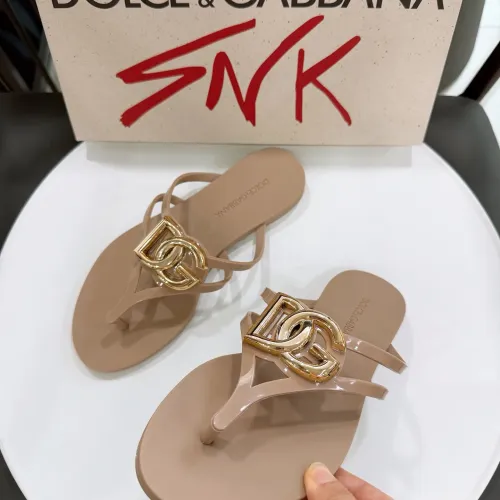 Replica Dolce & Gabbana D&G Slippers For Women #1461739 $56.00 USD for Wholesale