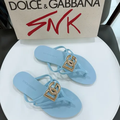 Replica Dolce & Gabbana D&G Slippers For Women #1461741 $56.00 USD for Wholesale