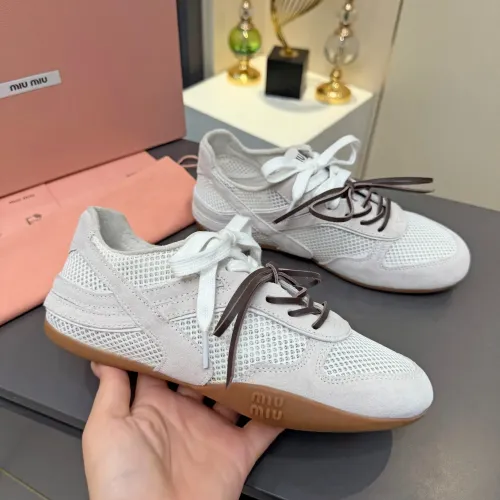 Replica MIU MIU Casual Shoes For Women #1461783 $85.00 USD for Wholesale