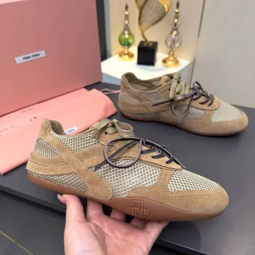 Replica MIU MIU Casual Shoes For Women #1461784 $85.00 USD for Wholesale