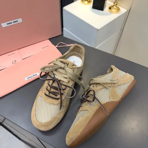 Replica MIU MIU Casual Shoes For Women #1461784 $85.00 USD for Wholesale