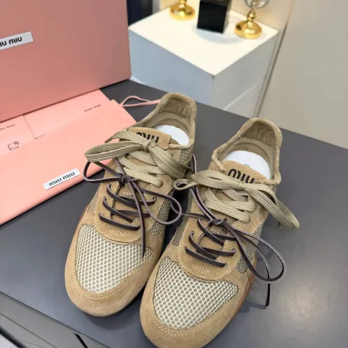 Replica MIU MIU Casual Shoes For Women #1461784 $85.00 USD for Wholesale