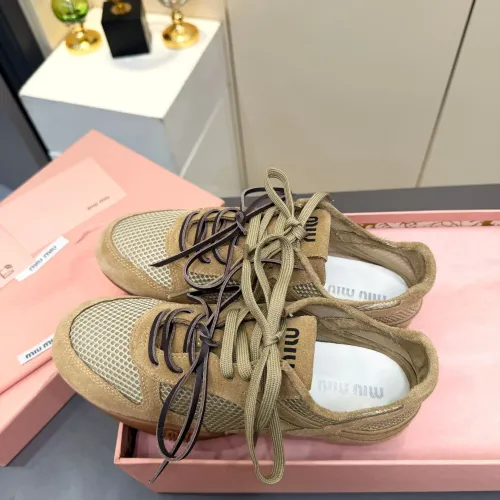 Replica MIU MIU Casual Shoes For Women #1461784 $85.00 USD for Wholesale