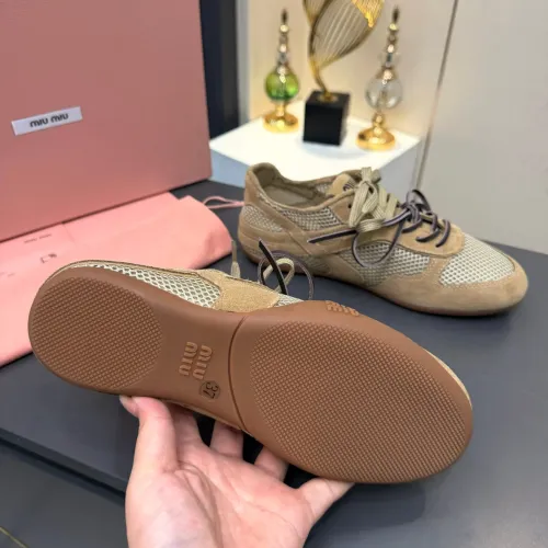 Replica MIU MIU Casual Shoes For Women #1461784 $85.00 USD for Wholesale
