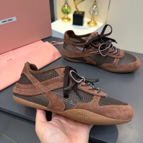 Replica MIU MIU Casual Shoes For Women #1461785 $85.00 USD for Wholesale