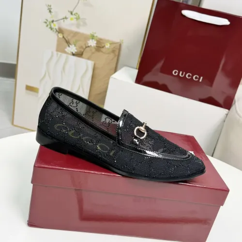 Replica Gucci Oxfords Shoes For Women #1461836 $102.00 USD for Wholesale