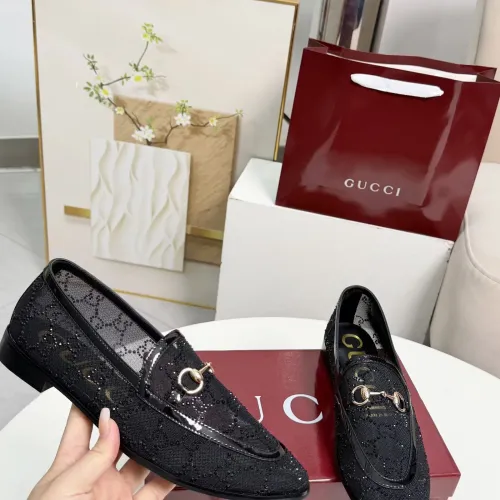 Replica Gucci Oxfords Shoes For Women #1461836 $102.00 USD for Wholesale