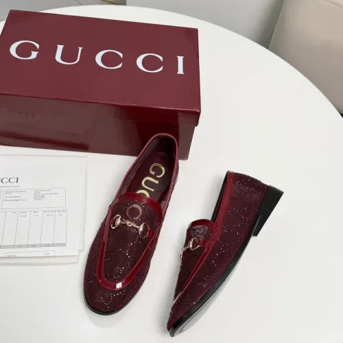 Replica Gucci Oxfords Shoes For Women #1461839 $102.00 USD for Wholesale