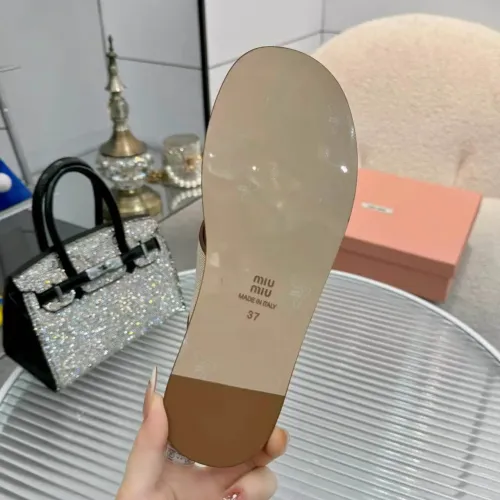Replica MIU MIU Slippers For Women #1461850 $85.00 USD for Wholesale