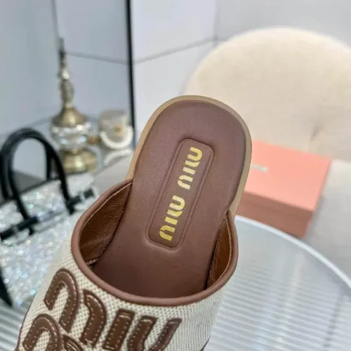 Replica MIU MIU Slippers For Women #1461850 $85.00 USD for Wholesale