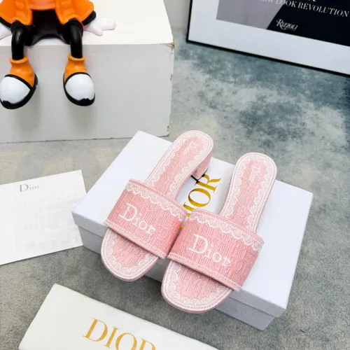 Replica Christian Dior Slippers For Women #1461855 $85.00 USD for Wholesale