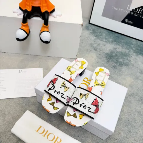 Replica Christian Dior Slippers For Women #1461857 $82.00 USD for Wholesale