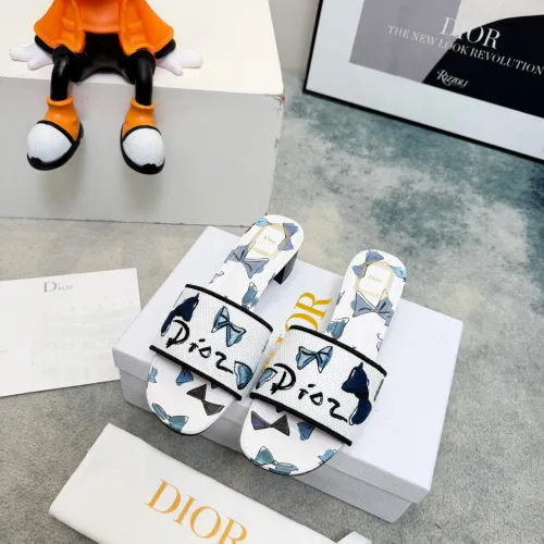 Replica Christian Dior Slippers For Women #1461858 $82.00 USD for Wholesale