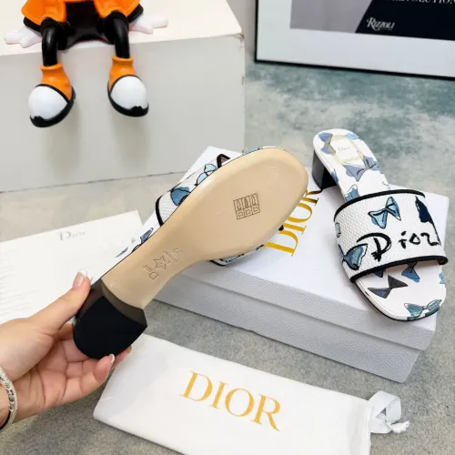 Replica Christian Dior Slippers For Women #1461858 $82.00 USD for Wholesale