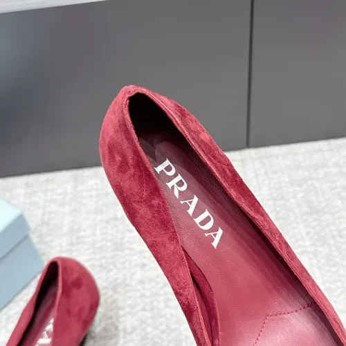 Replica Prada High-heeled Shoes For Women #1461910 $108.00 USD for Wholesale