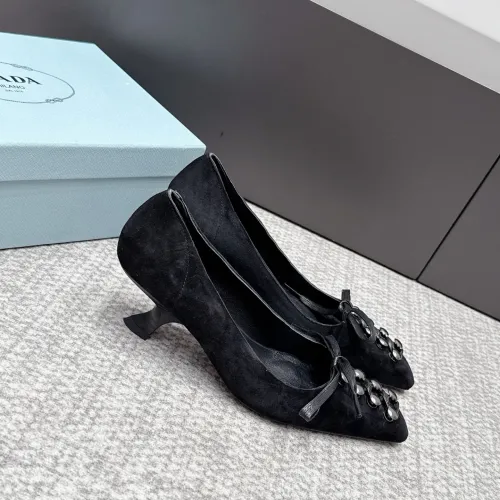 Replica Prada High-heeled Shoes For Women #1461911 $108.00 USD for Wholesale