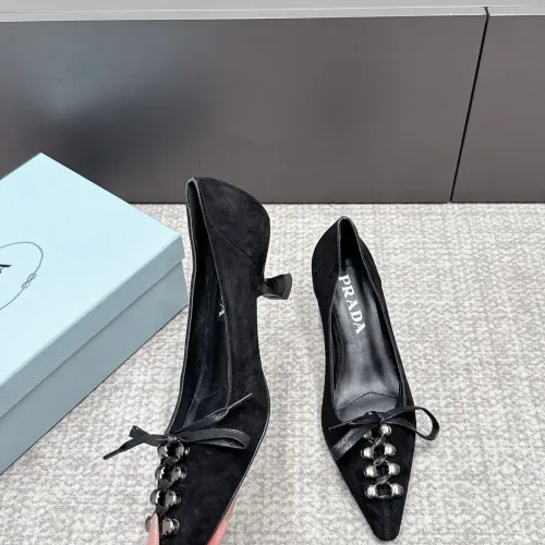 Replica Prada High-heeled Shoes For Women #1461911 $108.00 USD for Wholesale