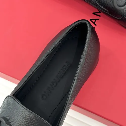Replica Salvatore Ferragamo Leather Shoes For Women #1461914 $112.00 USD for Wholesale