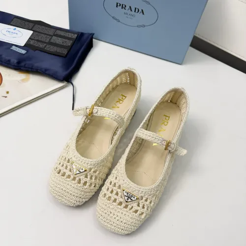 Replica Prada High-heeled Shoes For Women #1461919 $122.00 USD for Wholesale
