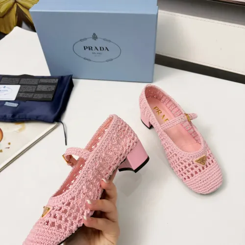 Replica Prada High-heeled Shoes For Women #1461920 $122.00 USD for Wholesale