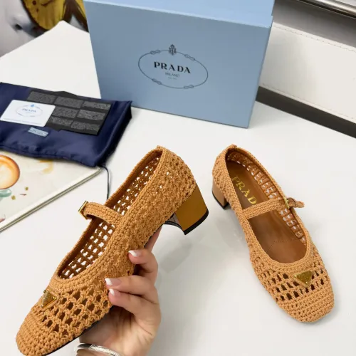 Replica Prada High-heeled Shoes For Women #1461921 $122.00 USD for Wholesale