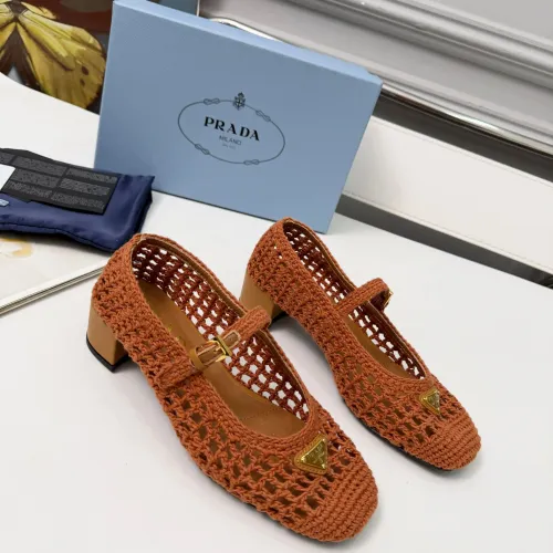 Replica Prada High-heeled Shoes For Women #1461922 $122.00 USD for Wholesale