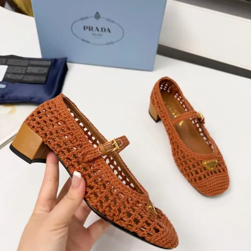 Replica Prada High-heeled Shoes For Women #1461922 $122.00 USD for Wholesale