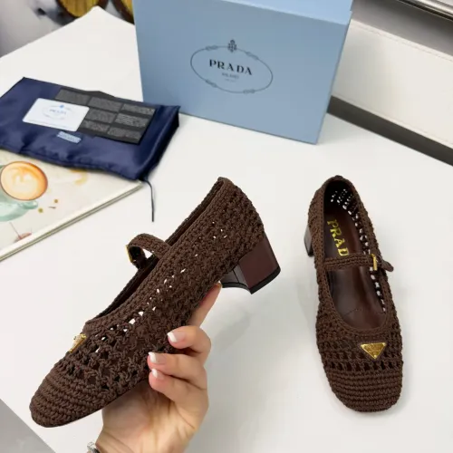 Replica Prada High-heeled Shoes For Women #1461923 $122.00 USD for Wholesale