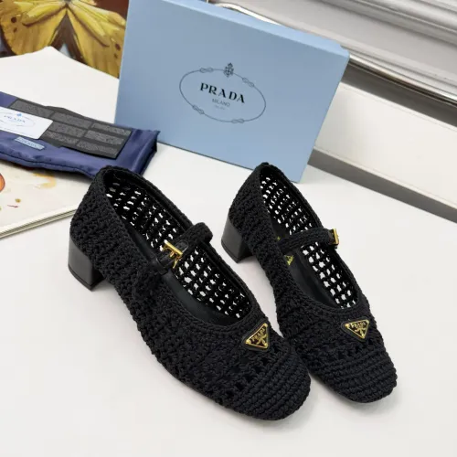 Replica Prada High-heeled Shoes For Women #1461924 $122.00 USD for Wholesale