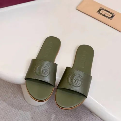 Replica Gucci Slippers For Women #1461975 $82.00 USD for Wholesale
