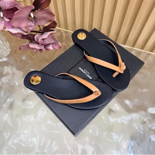 Replica Yves Saint Laurent YSL Slippers For Women #1461977 $98.00 USD for Wholesale