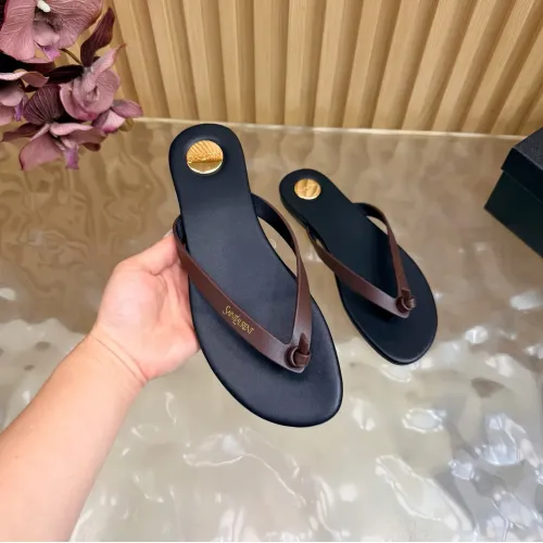 Replica Yves Saint Laurent YSL Slippers For Women #1461979 $98.00 USD for Wholesale