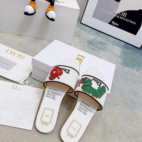 Replica Christian Dior Slippers For Women #1461997 $80.00 USD for Wholesale
