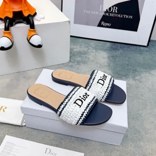 Replica Christian Dior Slippers For Women #1462000 $92.00 USD for Wholesale