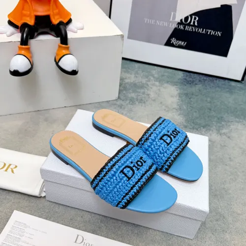 Replica Christian Dior Slippers For Women #1462001 $92.00 USD for Wholesale