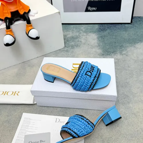 Replica Christian Dior Slippers For Women #1462003 $98.00 USD for Wholesale